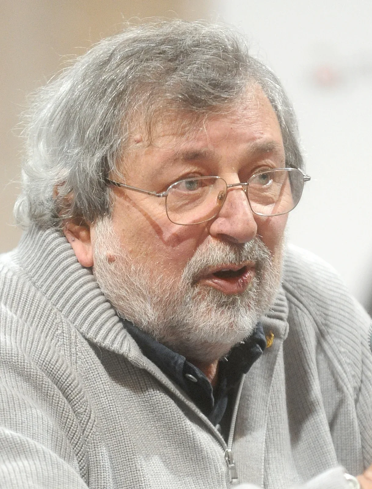 Ritratto di Francesco Guccini durante Lucca Comics & Games nel 2016