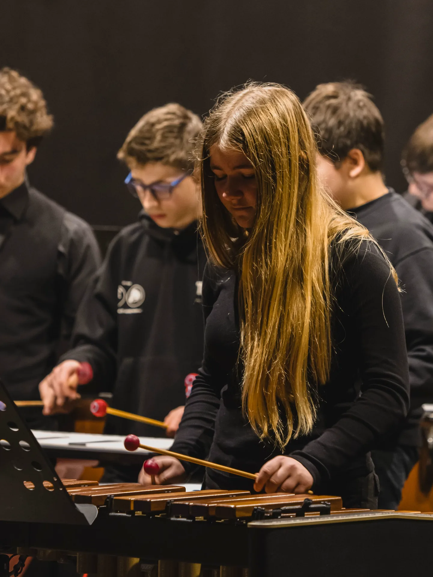Chiara Nesti durante l'esibizione all'Auditorium Cerulli