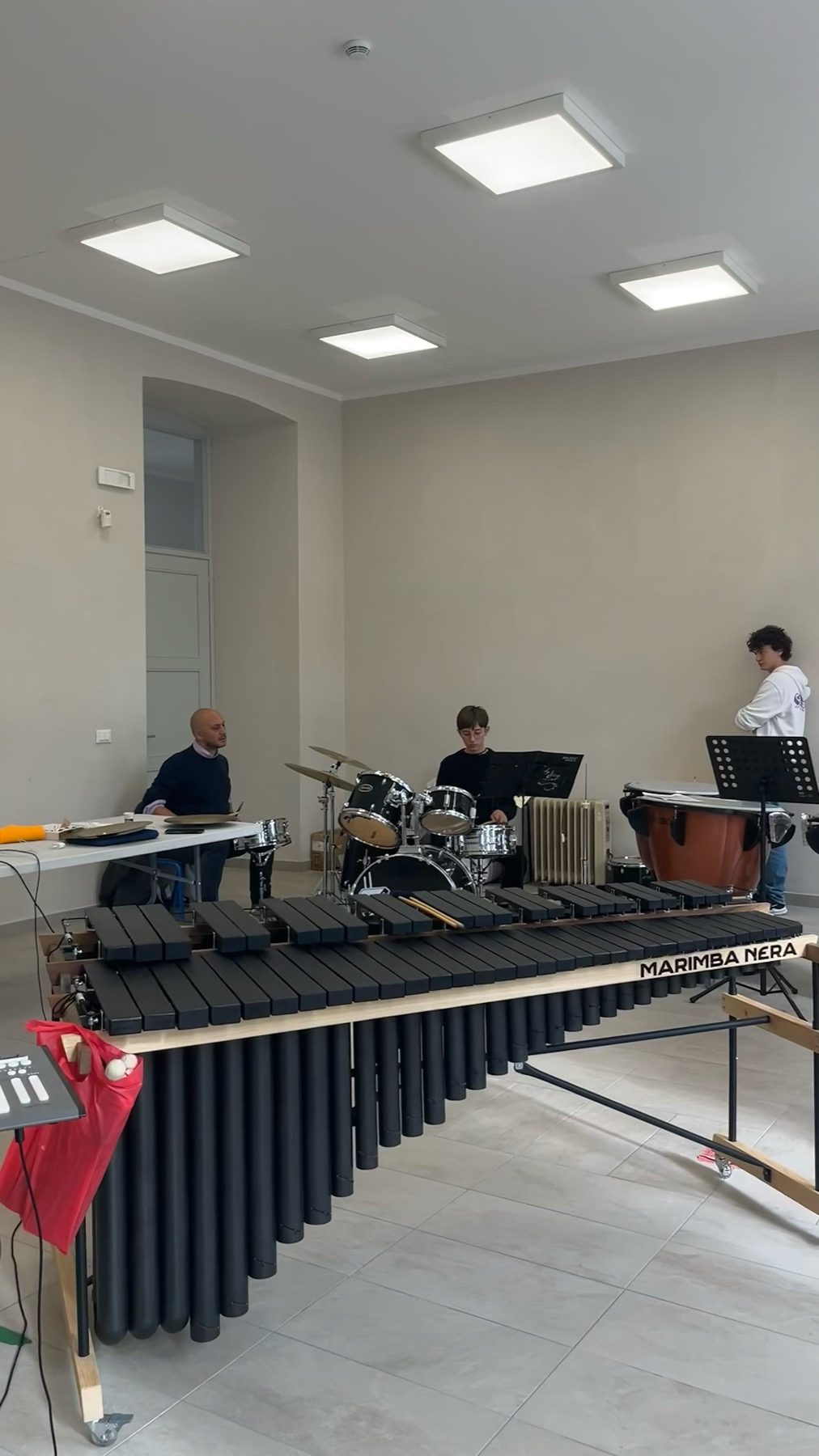 Sala prove durante le audizioni